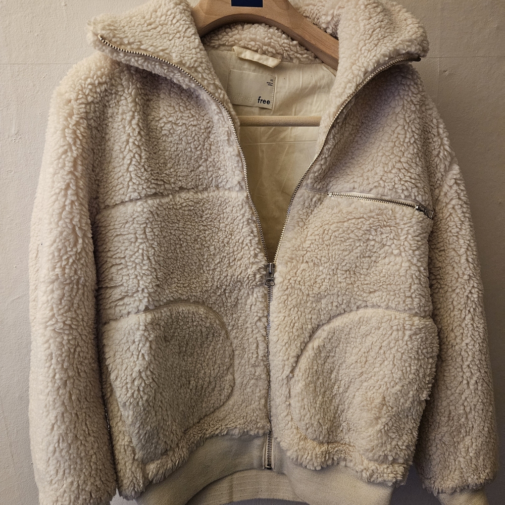 Wilfred Cozy Cream Sherpa Jacket